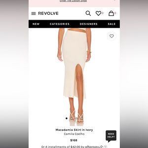 Revolve Camila Coelho Skirt Size XS